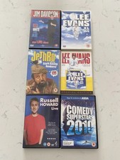 Bundle Of Stand Up Comedy DVD’s Lee Evans, Jefro, Jim Davidson, Russell Howard
