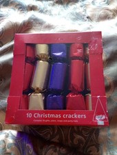 Mini Christmas Crackers by Wh Smith X 10. Perfect for small Christmas gathering 