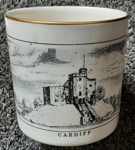 Vintage large welsh mug - large,