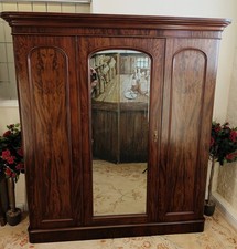 Victorian Mahogany Triple