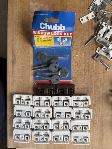 Chubb window locks and keys - and,