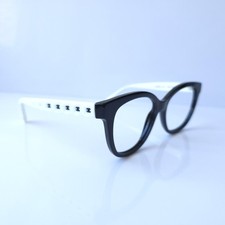CHANEL 3442 c.1656 53mm Eyewear Frames Eyeglasses Optical Black & White Glasses