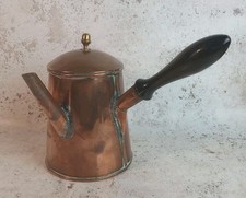 Antique Copper Chocolate Pot