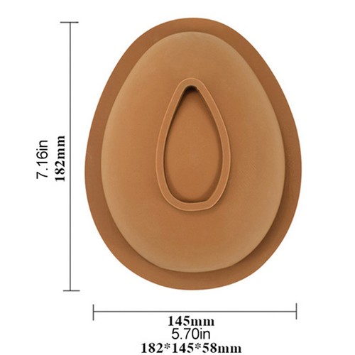 Easter egg silicone mold - egg,