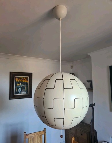 White copper globe - white,