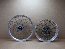 Kawasaki KLX 650-C1  1994 3,646 miles front and rear spoked wheel pair (13655)