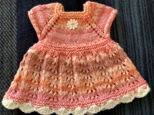 Hand knitted dolls clothes - dolls,
