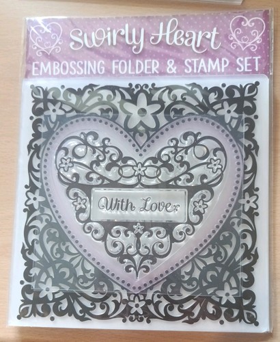Swirly heart embossing - swirly,