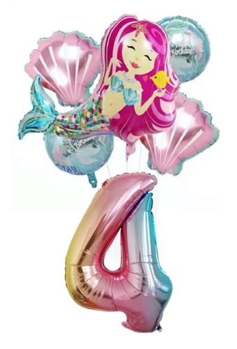 6pcs large mermaid - mermaid, themed
