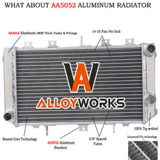 Aluminium Radiator Fit Kawasaki Z750J 2004-2006/Z750S 2005-07 Engine Cooling UK