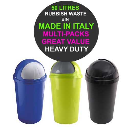50l litre plastic bullet - 50l, bin
