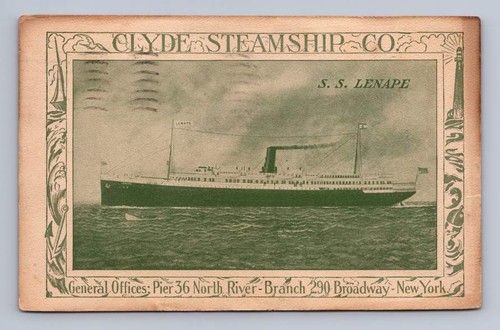 Lenape clyde steamship co - ss,