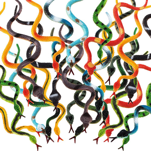 Pieces small plastic - pieces, snakes
