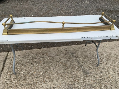 Large heavy decorative brass