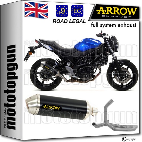 Full system exhaust - open, black
