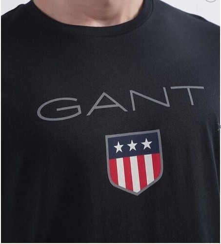 Gant print logo crew - logo, crew-neck
