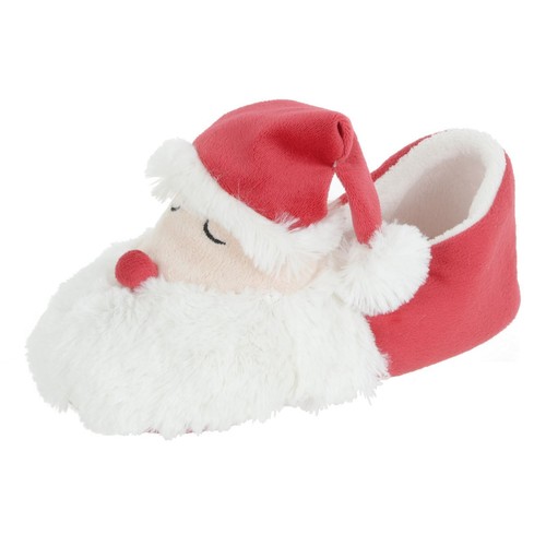Kids christmas santa slippers - christmas,