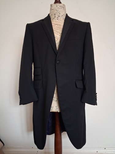 Gents smart black tailcoat - gents,