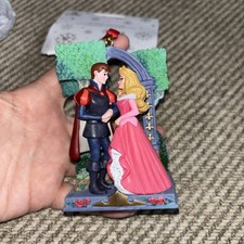 HTF Disney Sleeping Beauty Aurora & Phillip Pink Dress Sketchbook Ornament