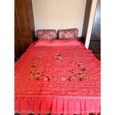 Vintage Pink Embroidered
