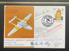 1977 GROUP CAPTAIN SIR DOUGLAS BADER (+2) SIGNED MAM 7 DH 115 COVER RAFM HA20