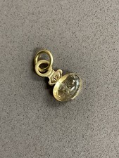 Antique Natural Citrine Oval