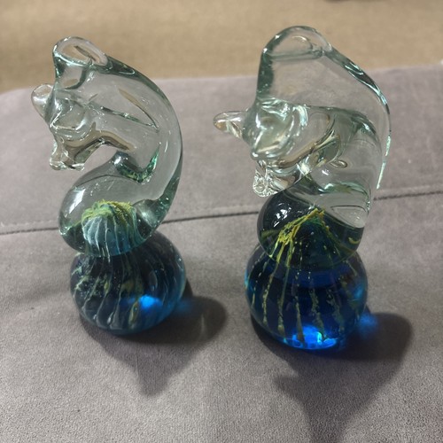 Vintage mdina glass seahorse - vintage,