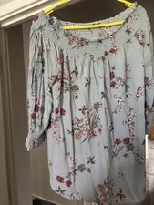 Zara Bardot Top Size L Gypsy