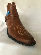 Western Cowboy Boots Black Tan