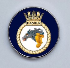 HMS Dasher Royal Navy Lapel