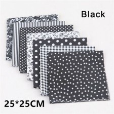 7x FABRIC BUNDLES 25 x25cm