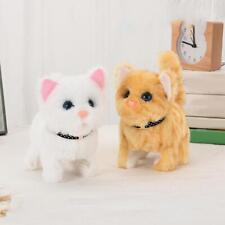 Plush Electronic Pet Cat Battery Operated Simulation Interactive Pet Walking Toy