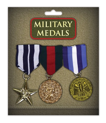 Gold military medals - medals, army