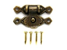 Dolls House Brass Clasp Hasp