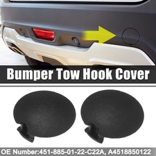 2pcs Car Rear Bumper Towing