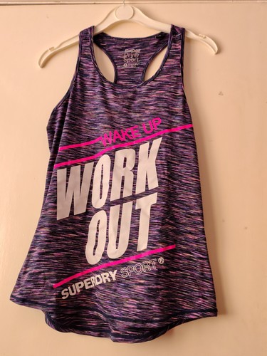 Superdry slogan gym - , tank