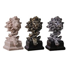 Löwenkopf Statue, Desk