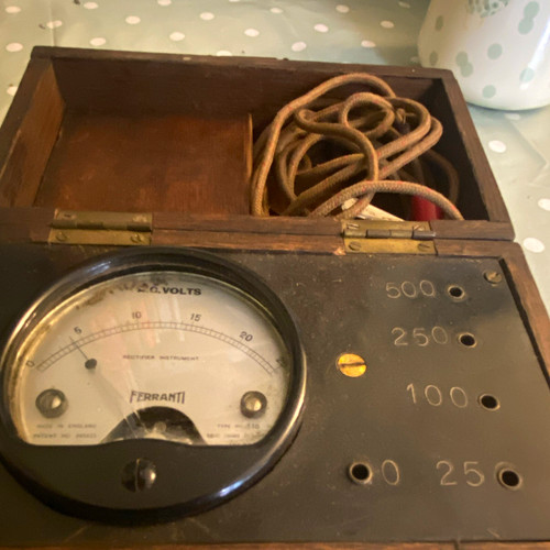 Ferranti volts voltmeter - ferranti, a.c.