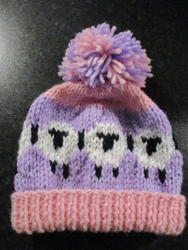 New hand knitted - baby, hat