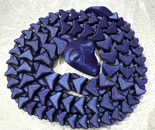 Purple printed extra - purple, large
