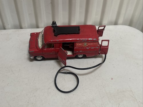 Dinky ford transit - dinky, van.fire