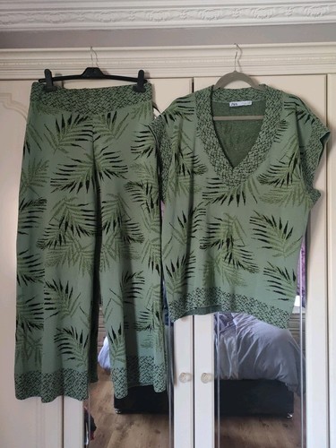Zara tropical print loose fit - zara,