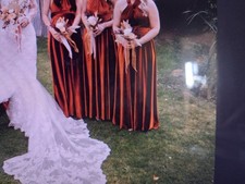 bridesmaids dresses, one size