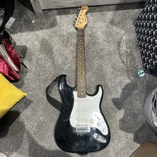 Stratocaster Black 6-String Electric Guitar Great rock and roll guitar 