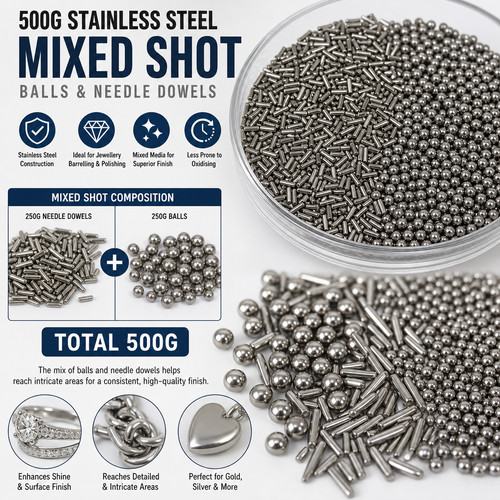 500g stainless steel mixed - 500g,