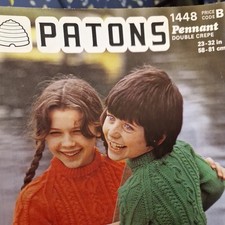 Patons 1448 Knitting Pattern