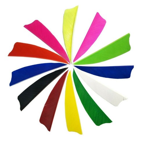 50x archery fletching - archery, 3"