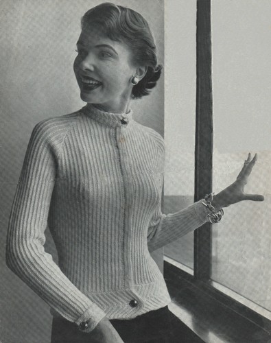 Vintage knitting pattern 1950s - vintage,
