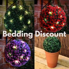 Led solar powered topiary - powered,