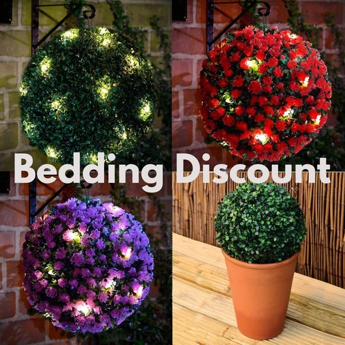Led solar powered topiary - 20,